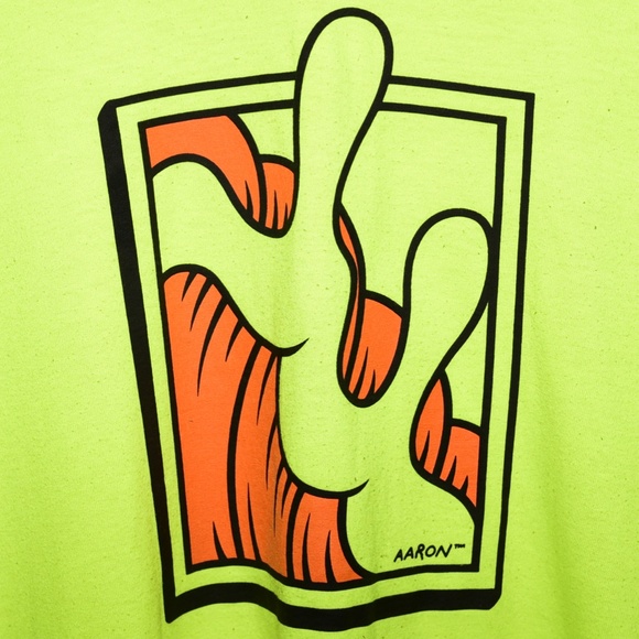 Aaron Kai Neon Wave Tee - Picture 3 of 7